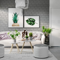 THỦ THUẬT TRANG TRÍ PHÒNG KHÁCH NHỎ