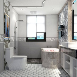 Các kiểu phòng tắm nhỏ đẹp 2m2 hoàn thiện và tiện nghi nhất 